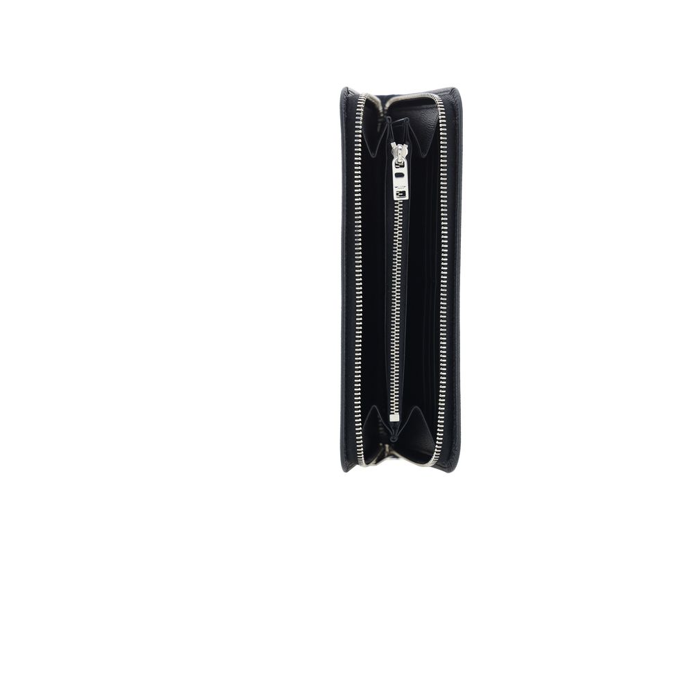 Saint Laurent Grain de Poudre Wallet - Black