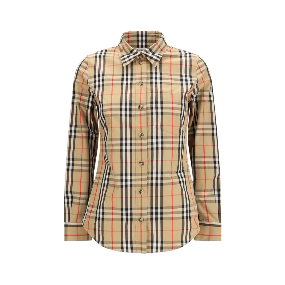 Burberry Checkered Collar Shirt