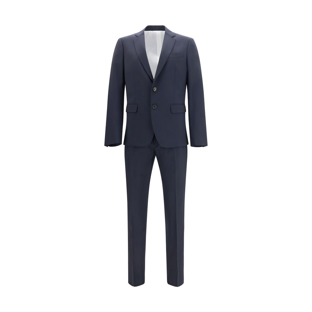 Dsquared² Virgin Wool Blazer & Pants 2-Piece Suit - Deep Blue