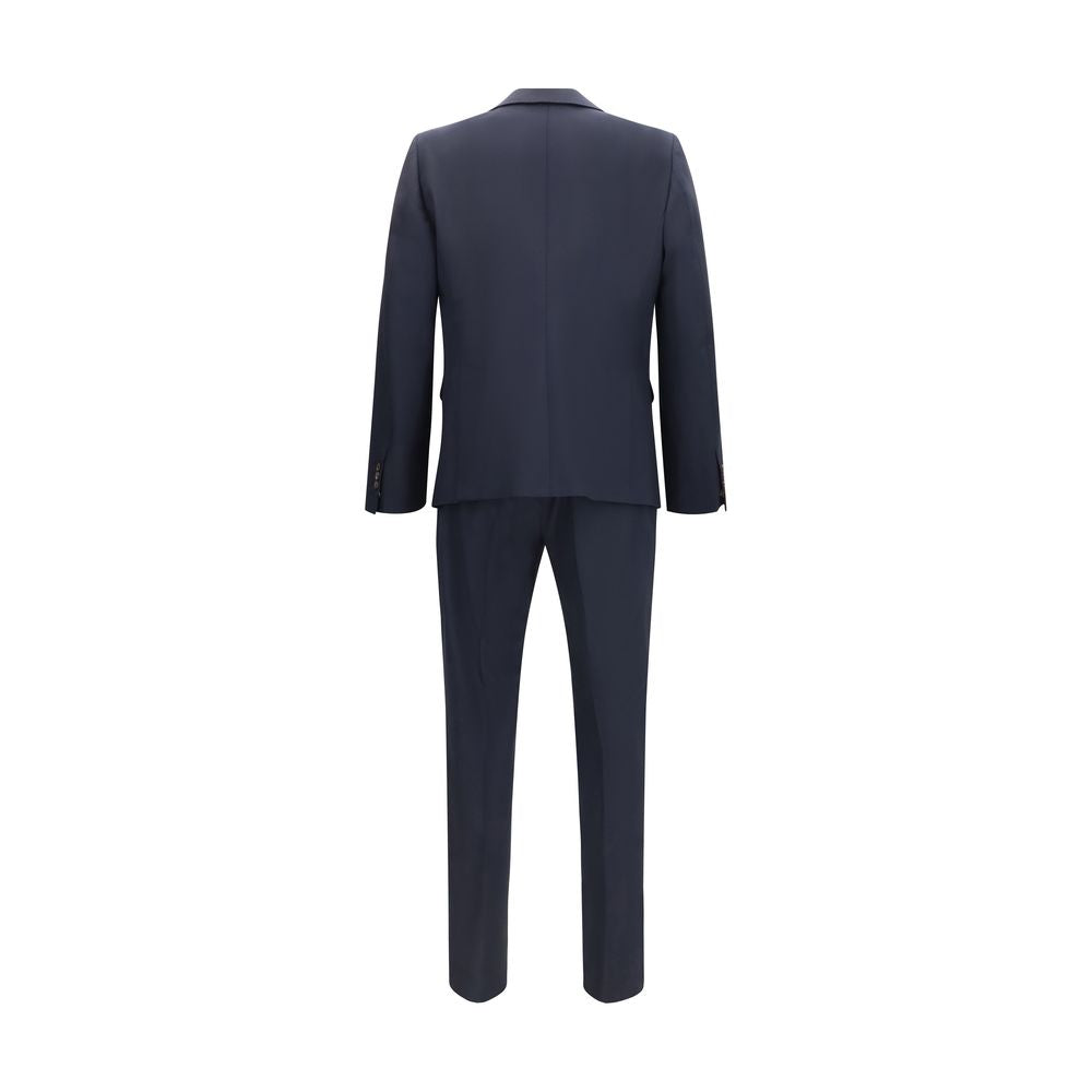 Dsquared² Virgin Wool Blazer & Pants 2-Piece Suit - Deep Blue