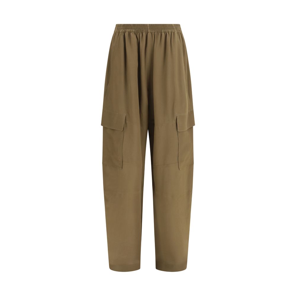 Petar Petrov Nomad Code Silk Tapered Cargo Pants