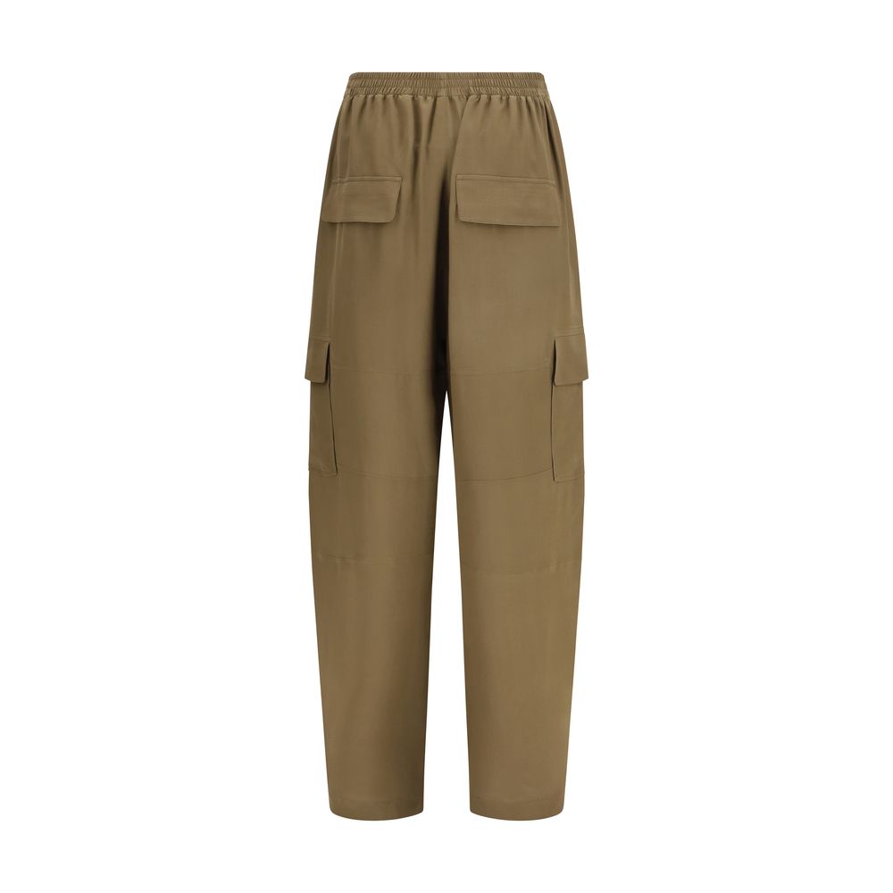 Petar Petrov Nomad Code Silk Tapered Cargo Pants