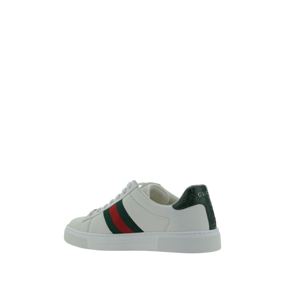 Gucci Classic Leather Low Top Sneakers