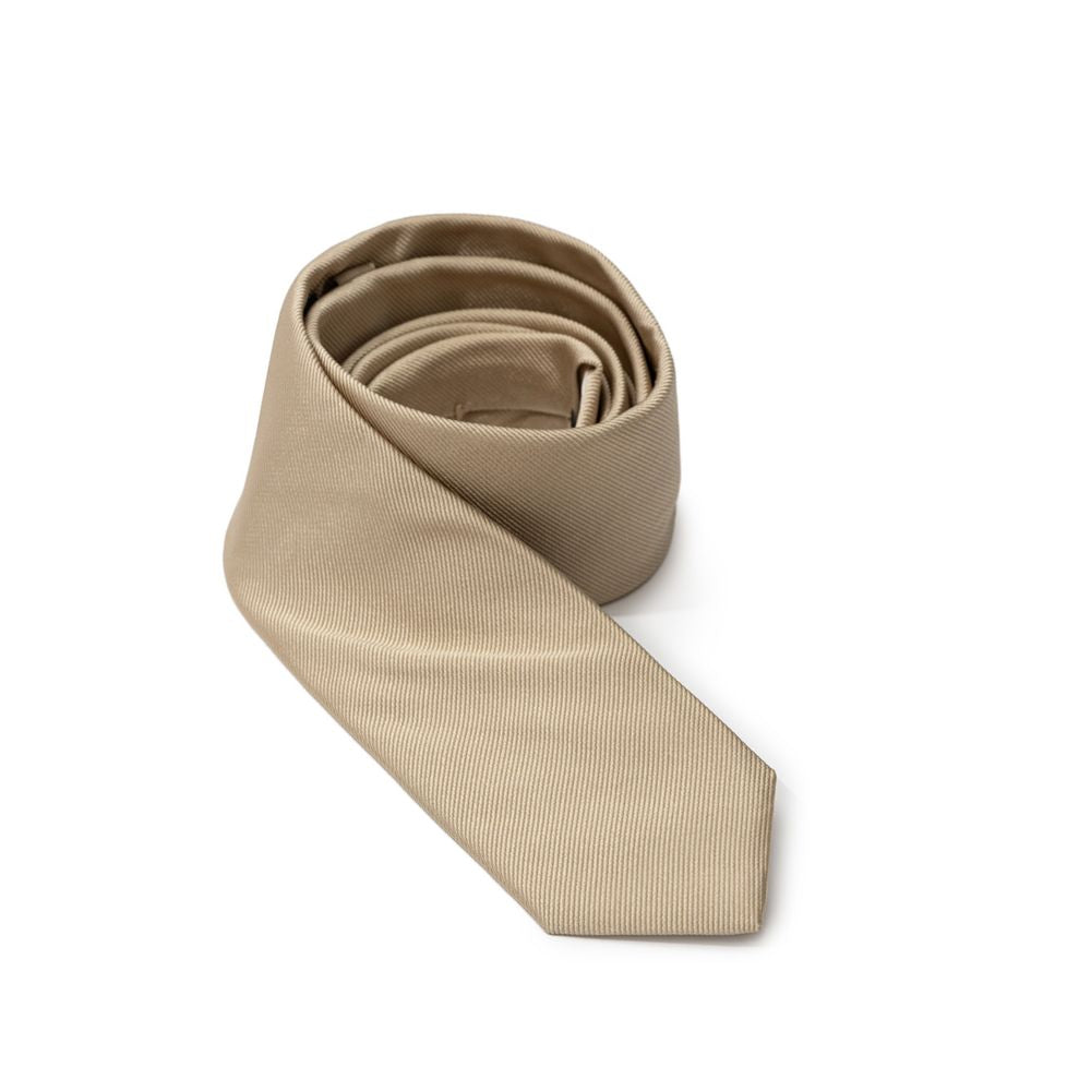 Dolce & Gabbana Gold Silk Suit Tie