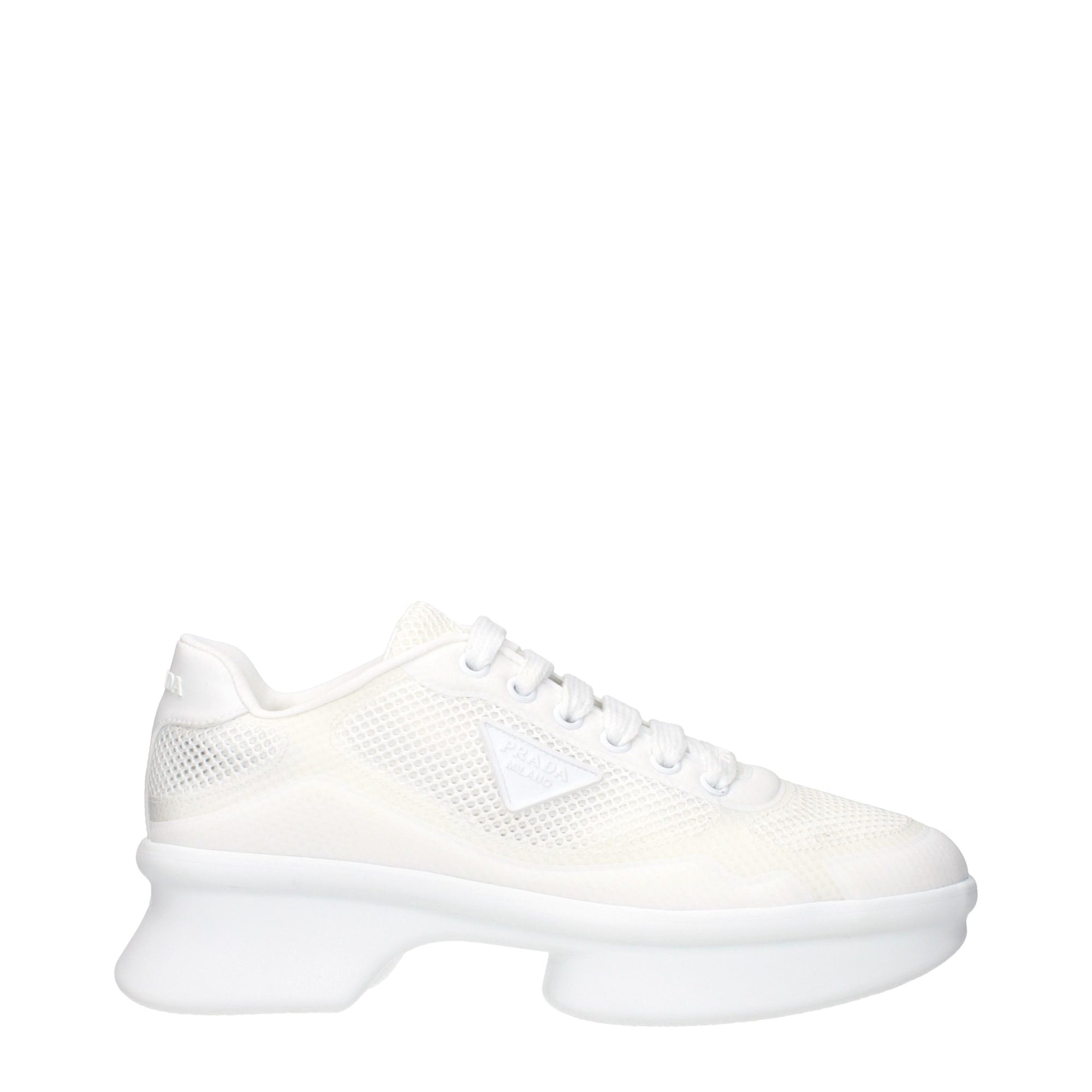 Prada Re-Nylon And Mesh Low Top Sneakers