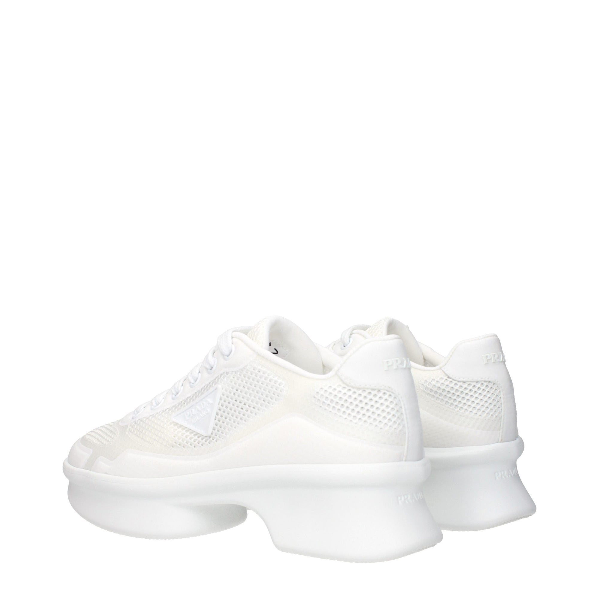 Prada Re-Nylon And Mesh Low Top Sneakers