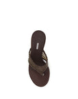 LE SILLA Gilda Crystal Embellished Stiletto Heel Sandals - Brown