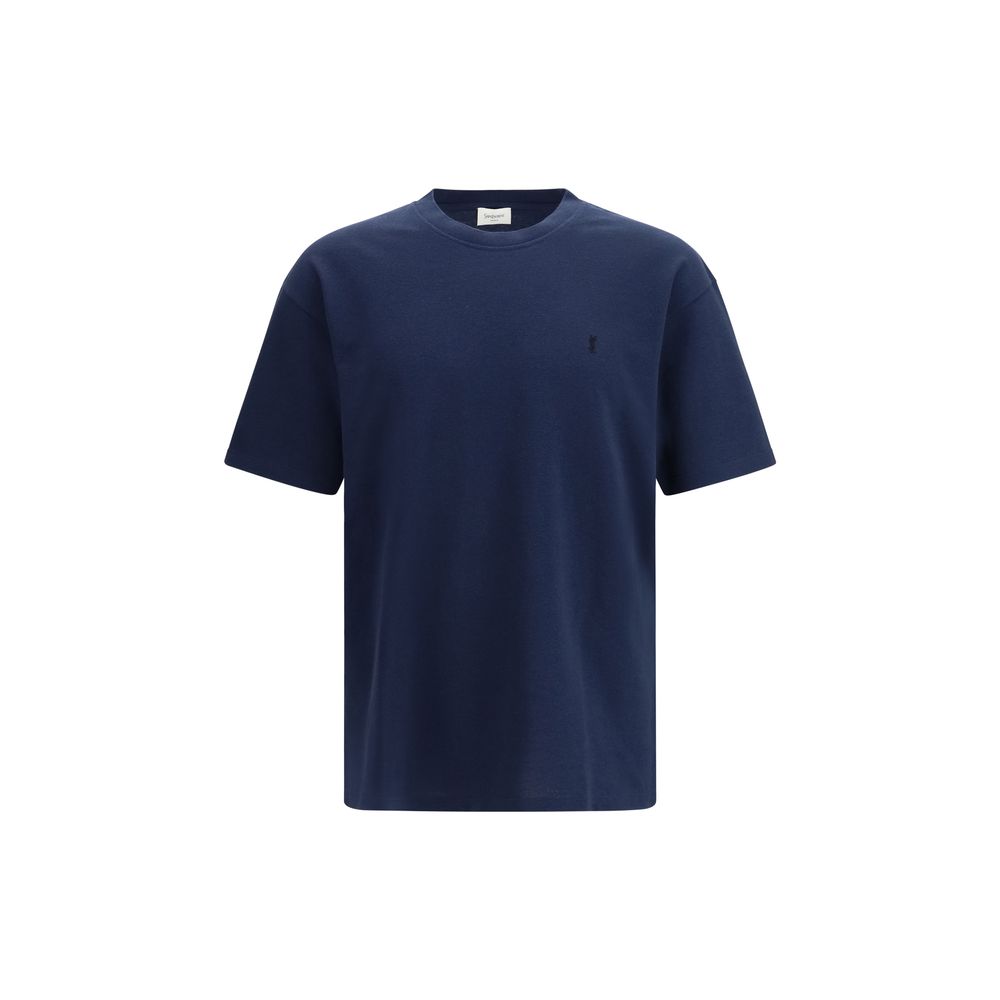 Saint Laurent Dark Blue Oversize T-Shirt