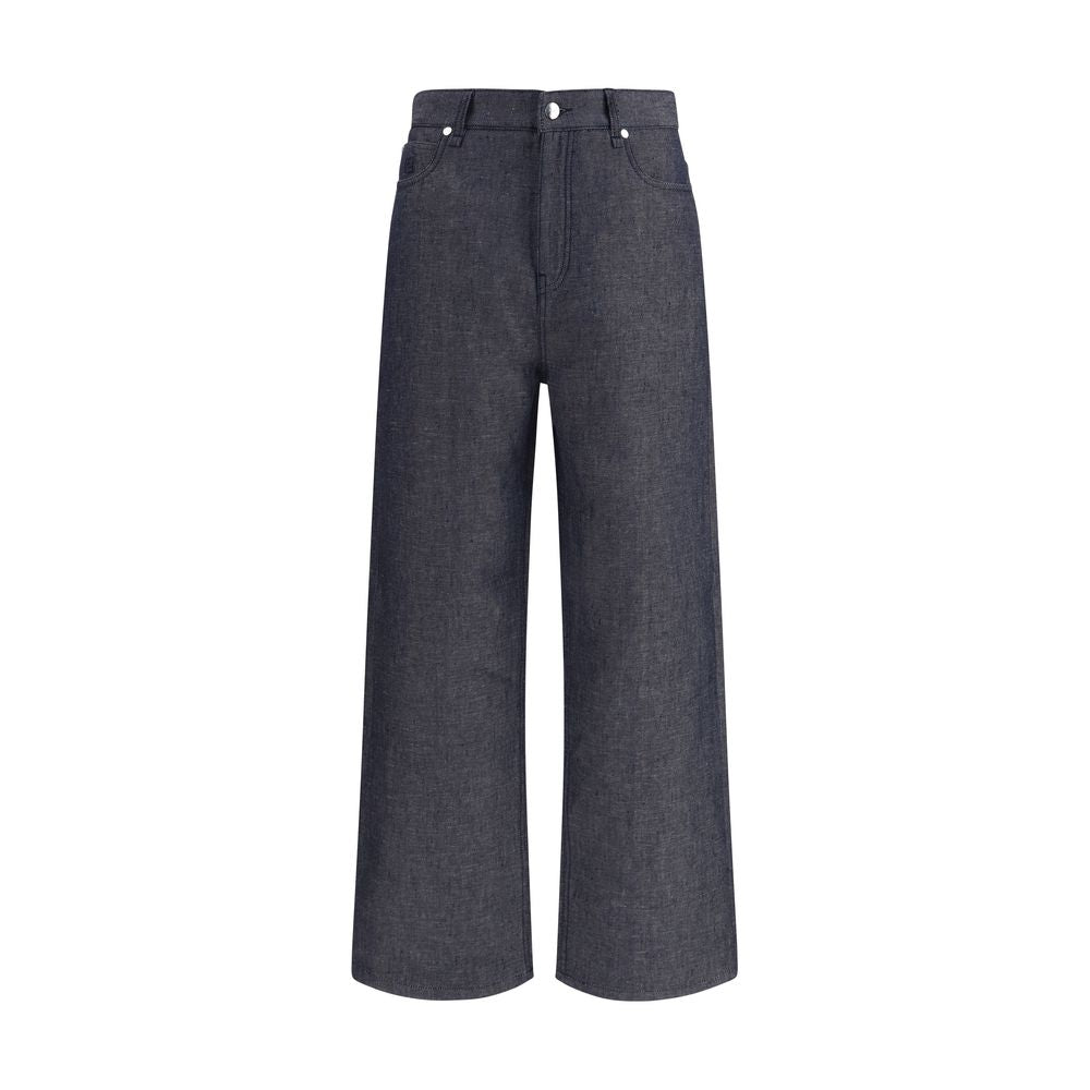 Fendi Relaxed Fit Linen-Denim Jeans