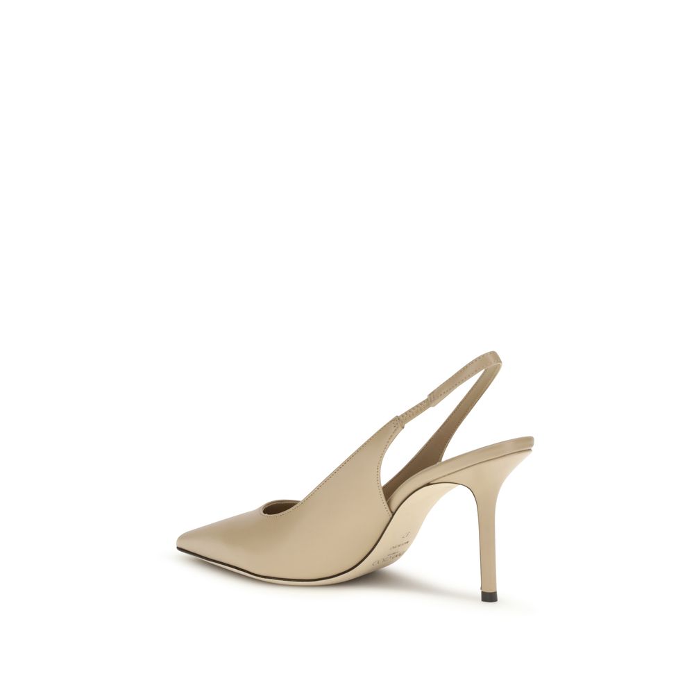 Jimmy Choo Leather Love Pumps With Slingback