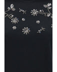 Max Mara Agile Embellished T-Shirt - Black
