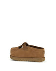 UGG Goldenstar Leather Platform Clog & Mules - Tan Brown