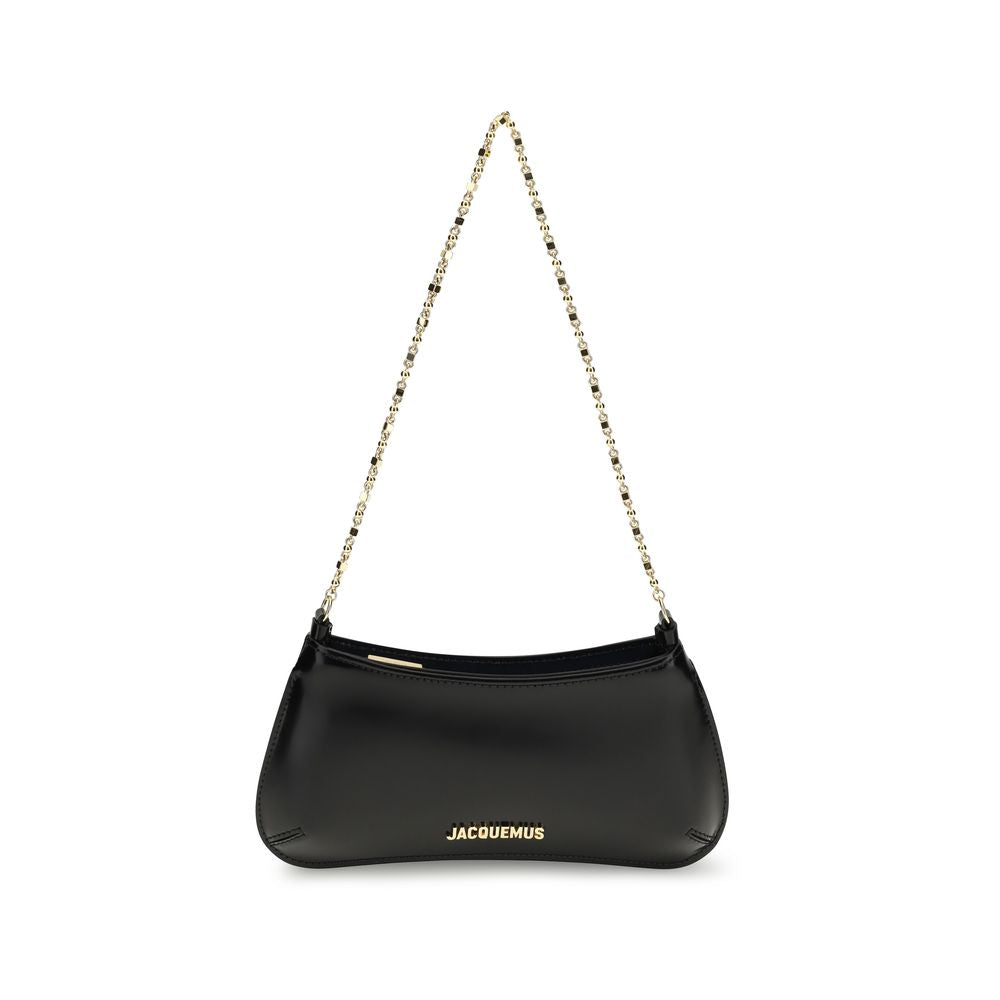 Jacquemus Bisou Chaine Small Shoulder Bag - Black