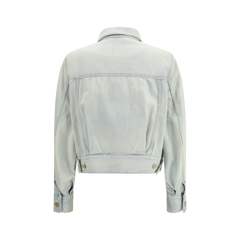 Jacob Cohen Light Wash Cropped Denim Jacket