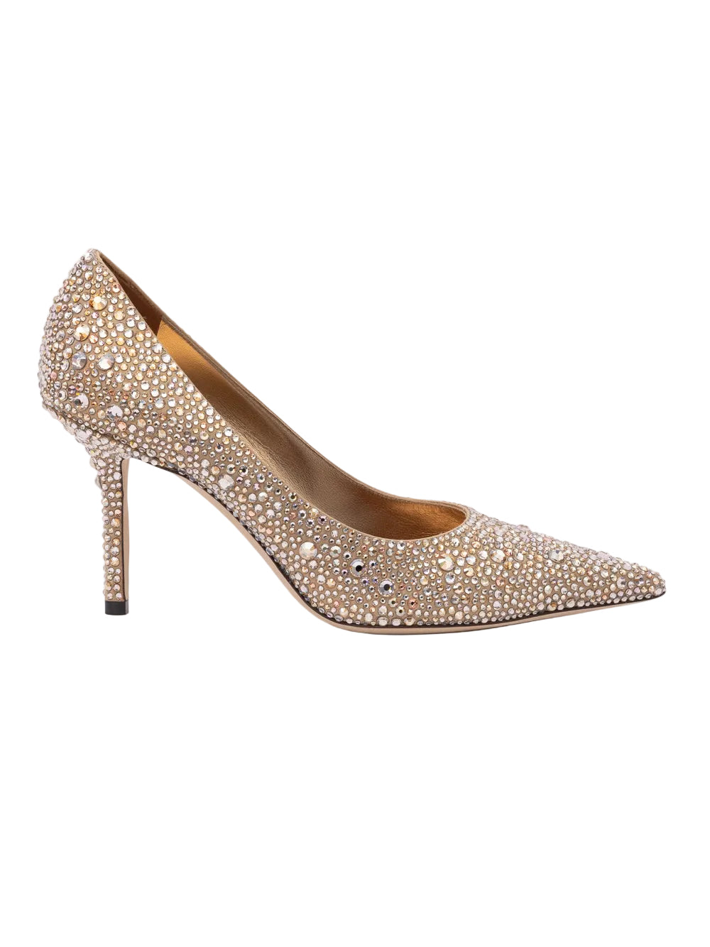 Jimmy Choo Crystal Embellished Love 85 Pumps - Bronze