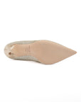 Jimmy Choo Agnes Python Embossed Pumps - Gold