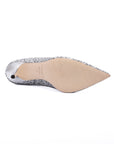 Jimmy Choo Agnes Glitter Pumps - Silver