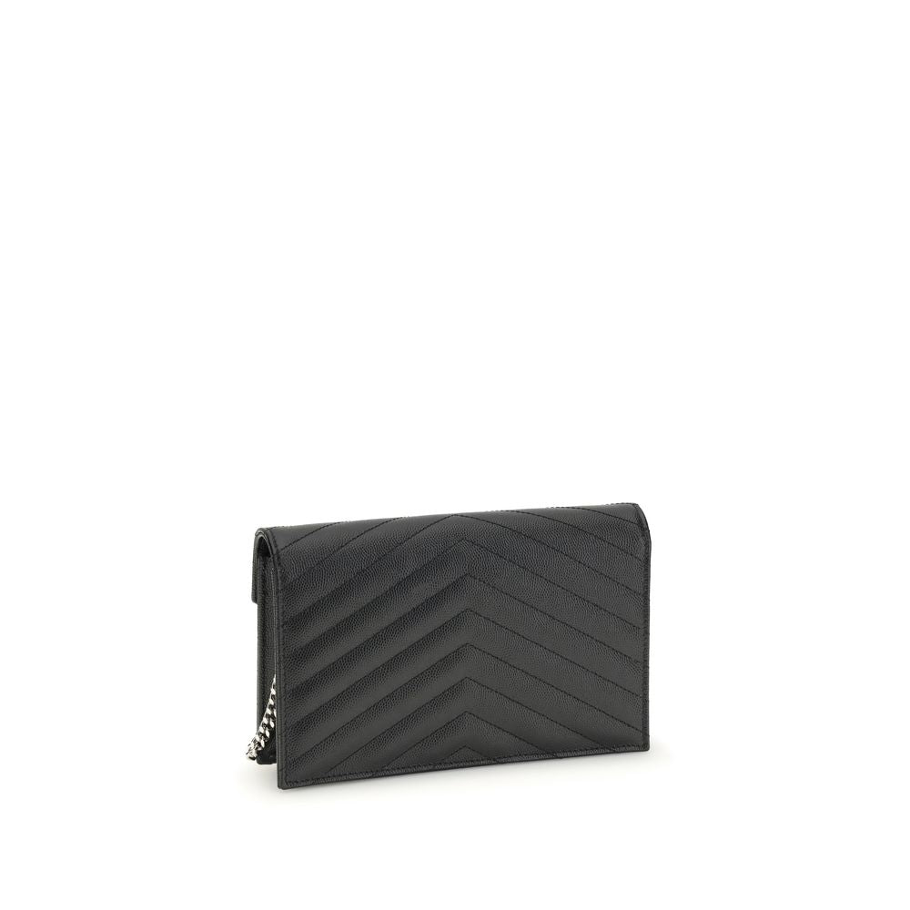 Saint Laurent Cassandre Envelope Chain Wallet