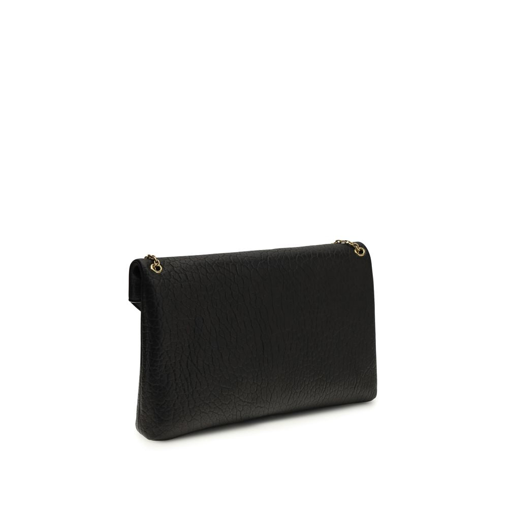 Saint Laurent Cassandre Large Envelope Clutch With Strap
