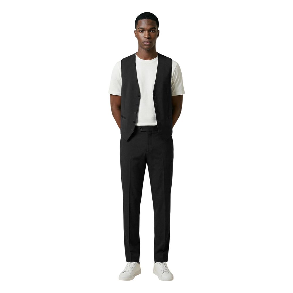 Mulish AB-213 Monetraso Three-Piece Suit - Black