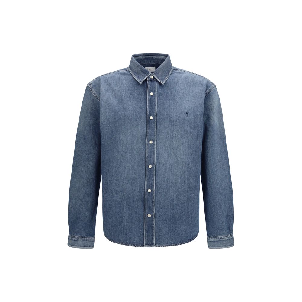 Saint Laurent Cassandre Denim Shirt