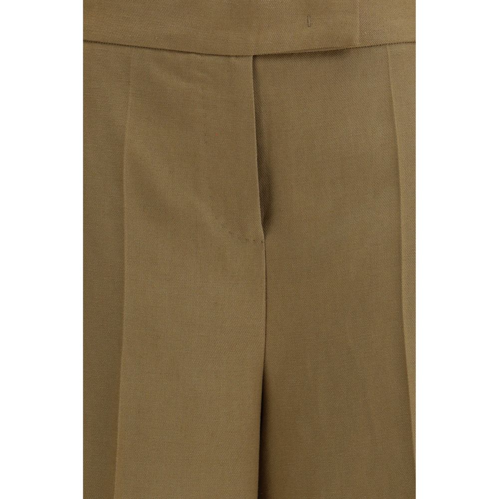 Max Mara Linen Bermuda Longline Shorts