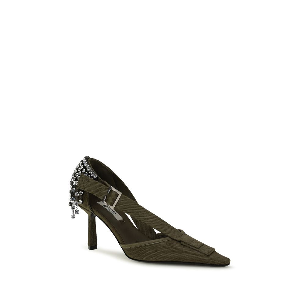 Prada Embellished High Heel Pumps