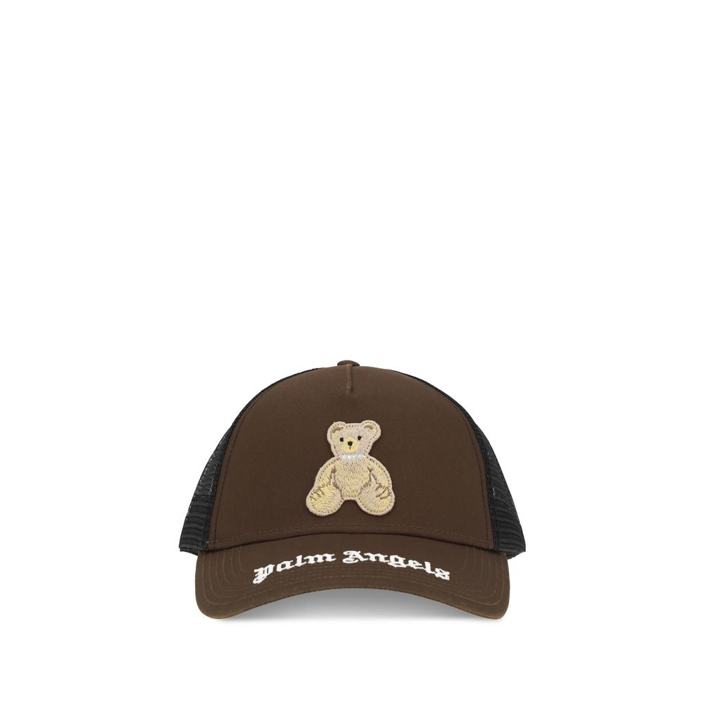 Palm Angels Bear Trucker Cap - Mocha