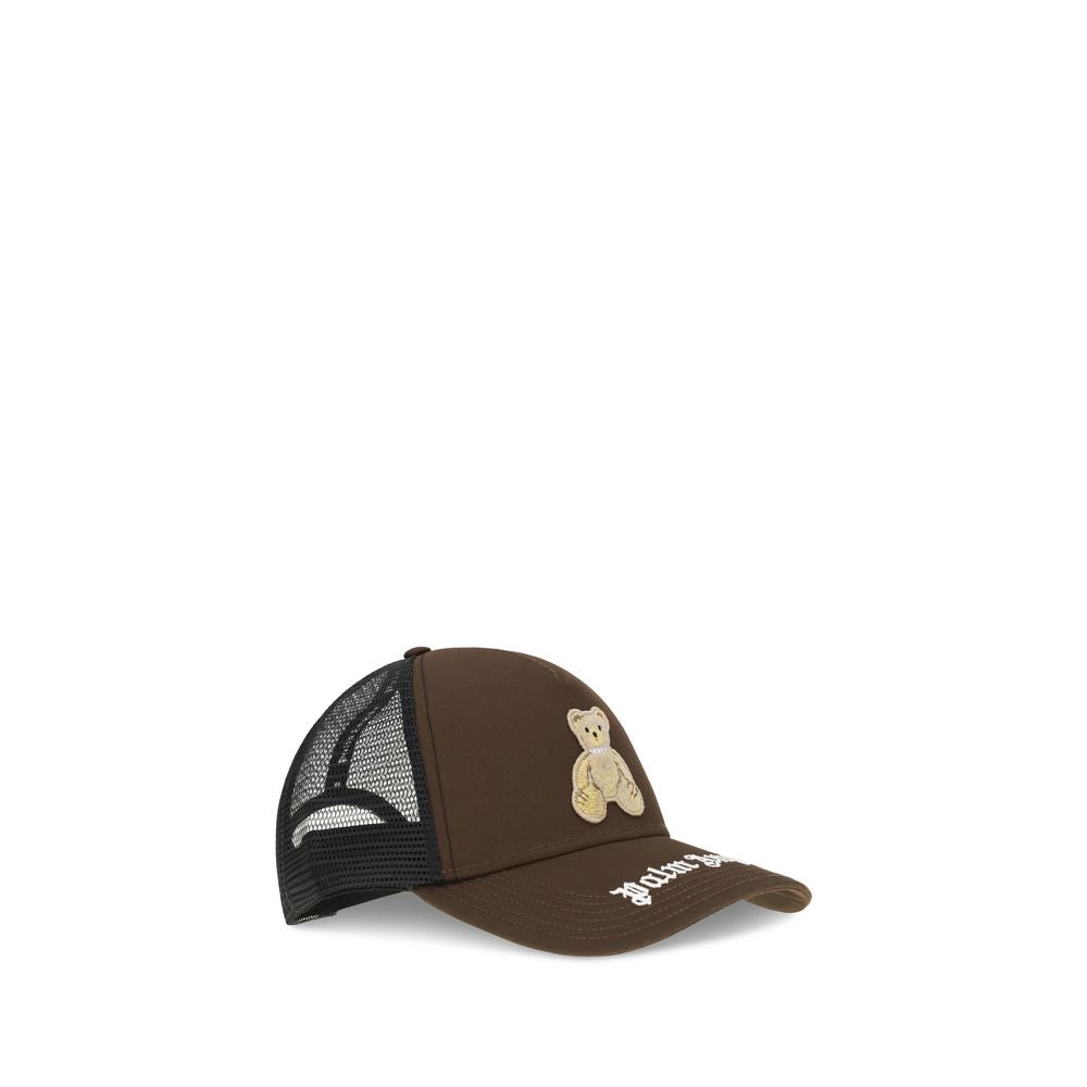 Palm Angels Bear Trucker Cap - Mocha