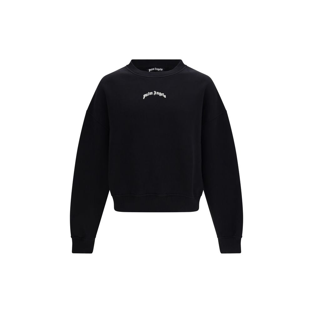 Palm Angels Logo Sweatshirt - Black