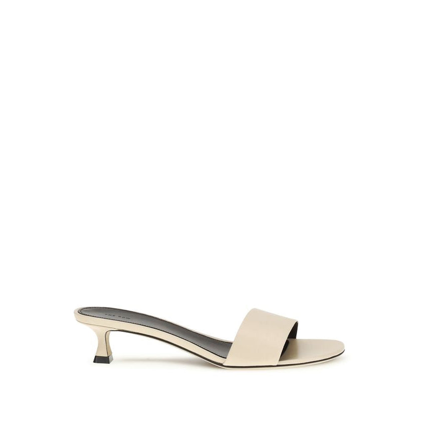 The Row Combo Leather Mule Sandals