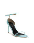 Tom Ford Vertigo Patent Leather Stiletto Heel Sandals - Light Blue