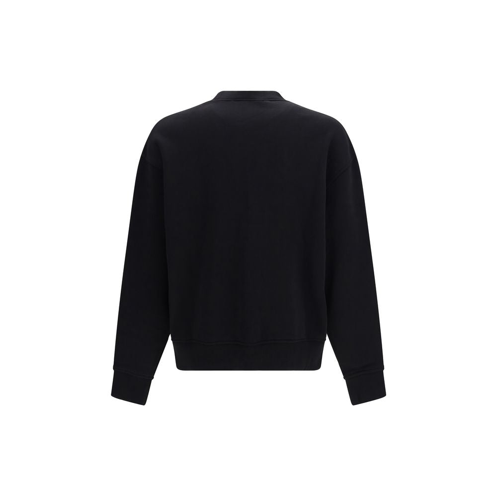 Palm Angels Cotton Sweatshirt - Black