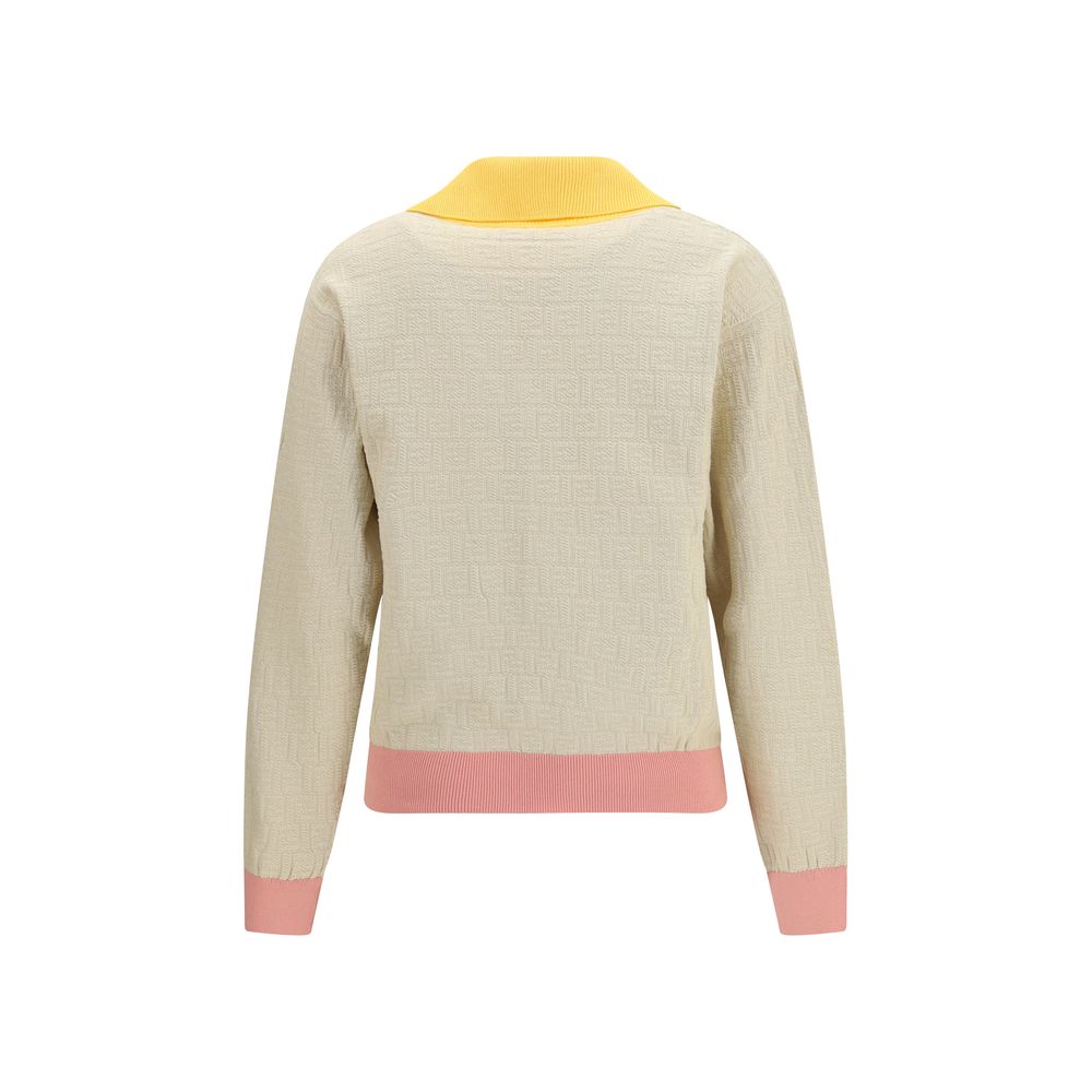 Fendi Collared Knit Top & Sweater