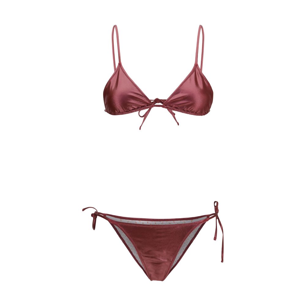 Kristina Ti Two-Piece Bikini Swimsuit Set - Bordeaux 