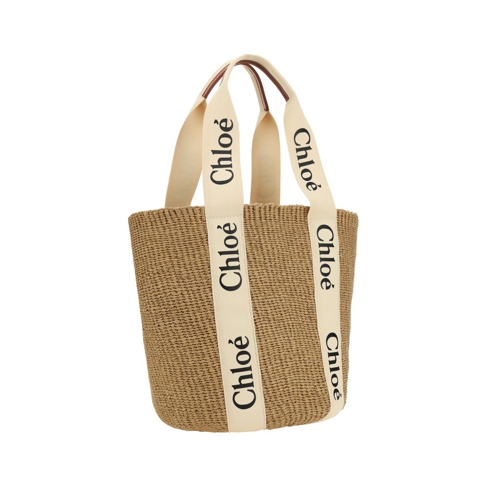 Chloé Large Woody Basket Tote Bag