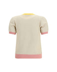 Fendi FF Jacquard Knit Top