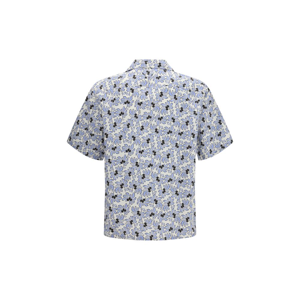 Prada Cotton Floral Bowling Shirt