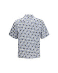 Prada Cotton Floral Bowling Shirt