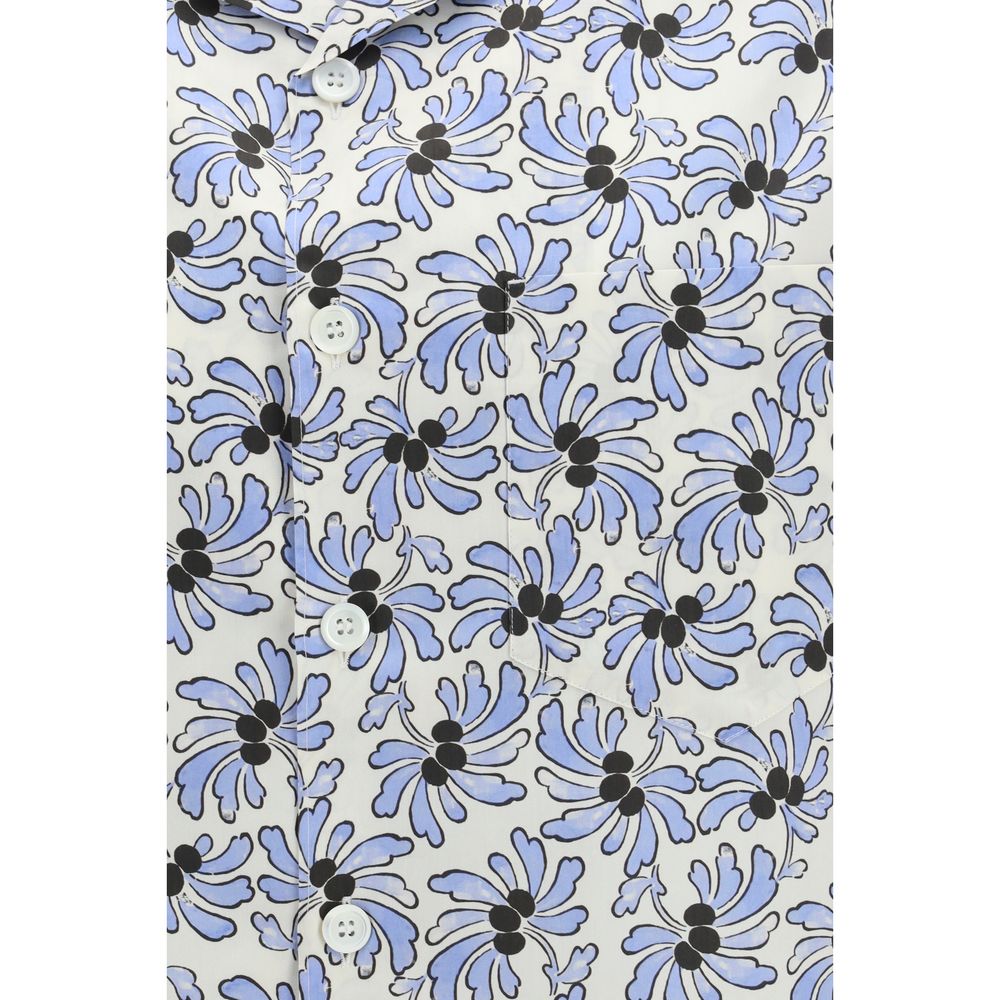 Prada Cotton Floral Bowling Shirt
