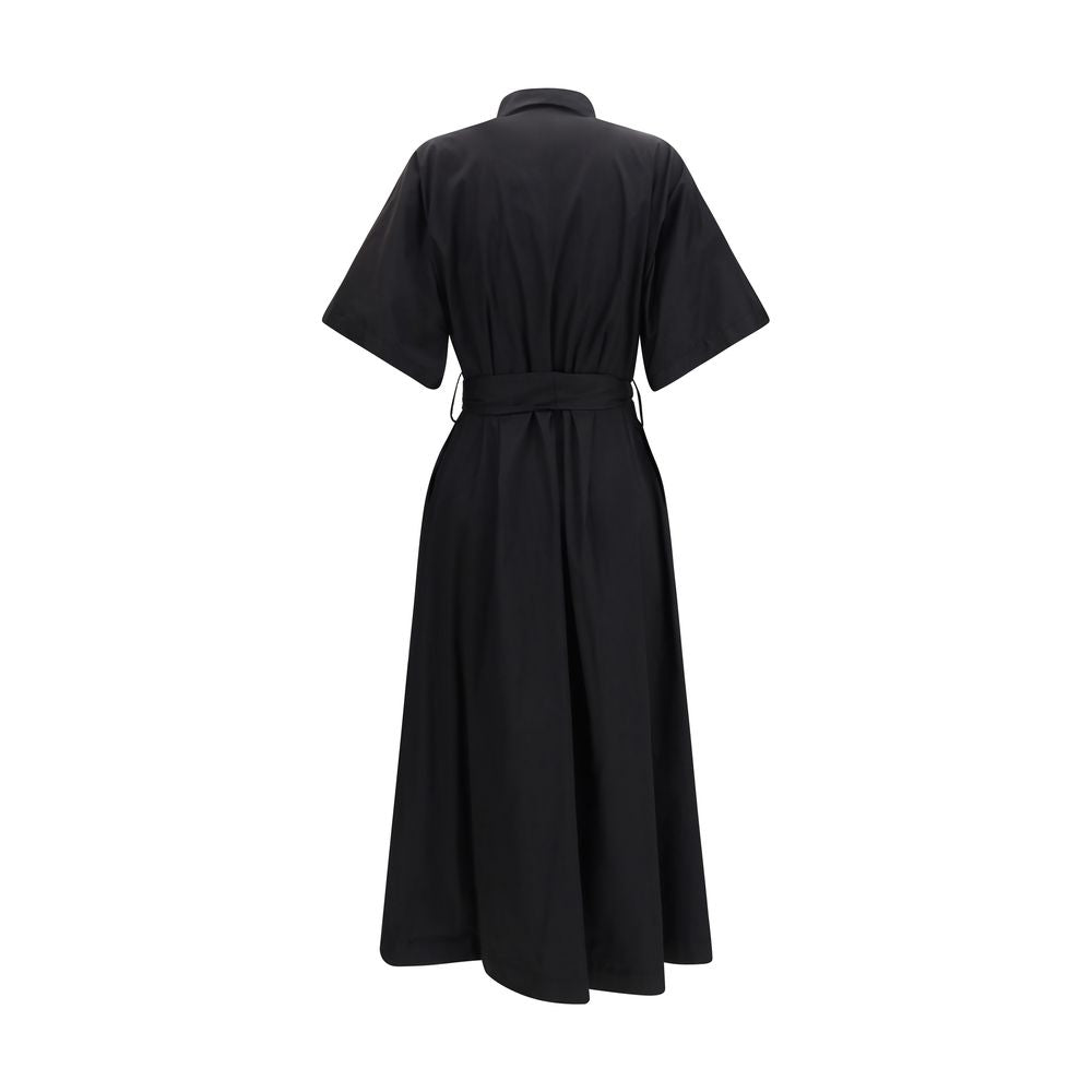 Ella Roses Chemisier Shirt Dress - Black