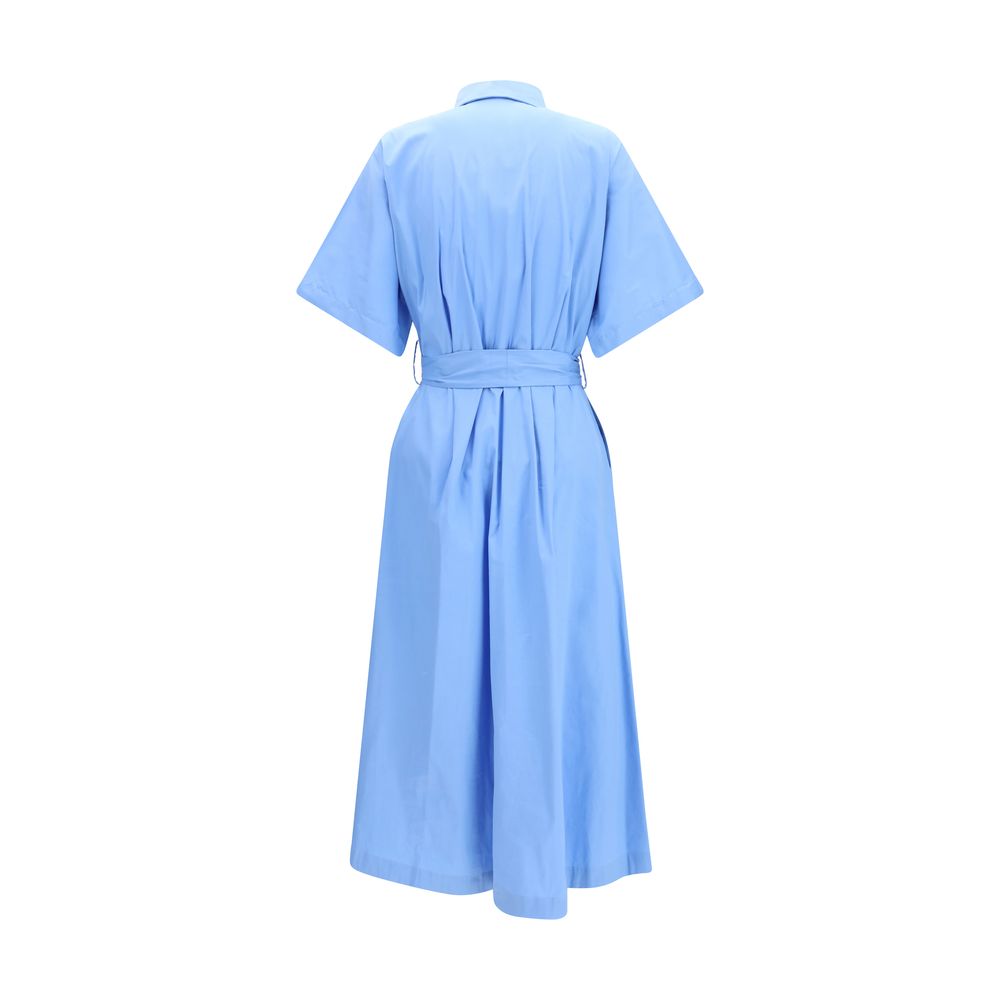 Ella Roses Chemisier Shirt Dress - Ceruelan Blue
