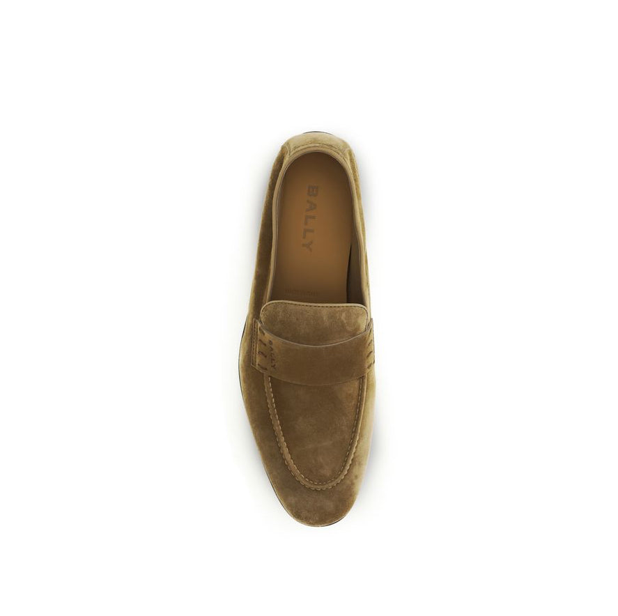 Bally Elios Suede Leather Loafers