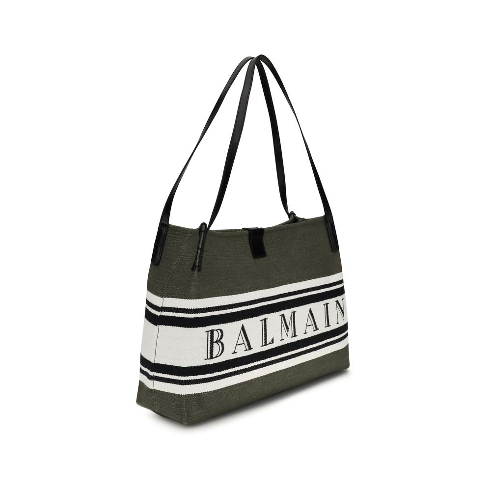 Balmain Medium Release Shopper Bag - Black