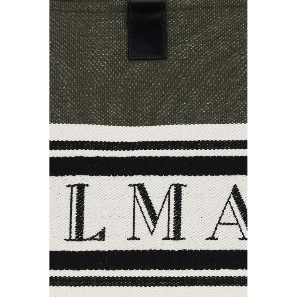 Balmain Medium Release Shopper Bag - Black