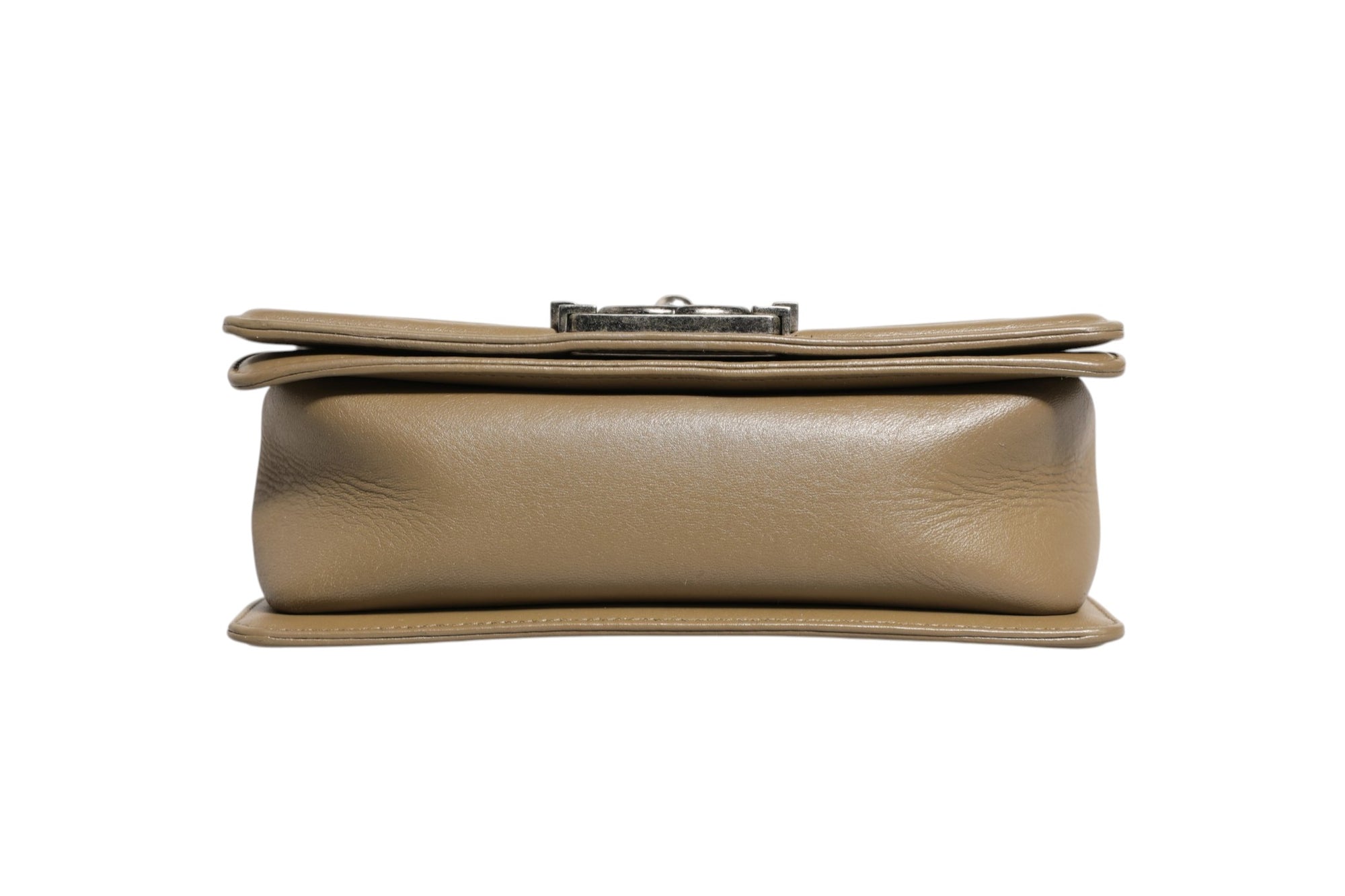 Chanel Leather Boy Bag - Olive