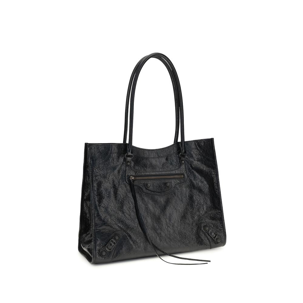 Balenciaga Le City Small Tote Bag - Black