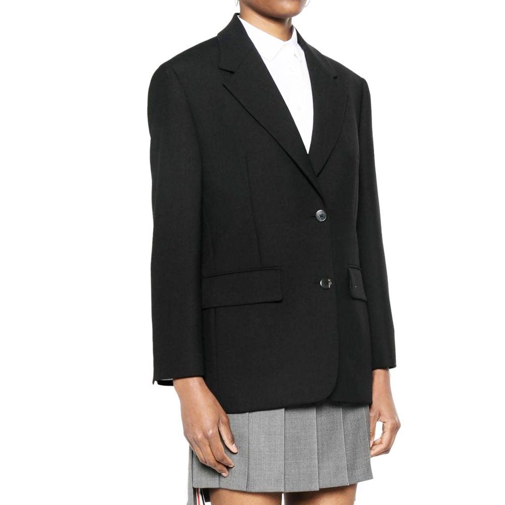 Prada Virgin Wool Blazer - Black