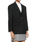 Prada Virgin Wool Blazer - Black