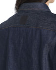 Loewe Embellished Shirt Denim Dress - Indigo Blue